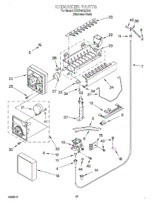 17 - Ice Maker, Optional parts for Kitchenaid Refrigerator KSSP48QJS00 from AppliancePartsPros.com