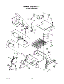 13 - Upper Unit parts for Kitchenaid Refrigerator KSSS48DAW01 from AppliancePartsPros.com