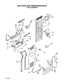 15 - Air Flow And Reservoir parts for Kitchenaid Refrigerator KSSS48DAW01 from AppliancePartsPros.com