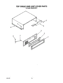 17 - Top Grille And Unit Cover parts for Kitchenaid Refrigerator KSSS48DAW01 from AppliancePartsPros.com