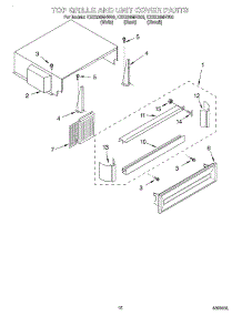 09 - Top Grille And Unit Cover parts for Kitchenaid Refrigerator KSSS36MHW00 from AppliancePartsPros.com