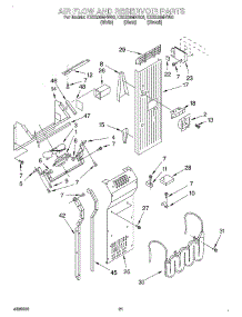 14 - Air Flow And Reservoir parts for Kitchenaid Refrigerator KSSS36MHW00 from AppliancePartsPros.com