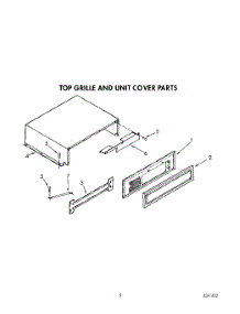 03 - Top Grille And Unit Cover parts for Kitchenaid Refrigerator KSSS42DAX01 from AppliancePartsPros.com