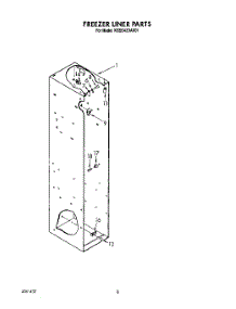 05 - Freezer Liner parts for Kitchenaid Refrigerator KSSS42DAX01 from AppliancePartsPros.com