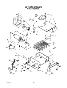 14 - Upper Unit parts for Kitchenaid Refrigerator KSSS42DAX01 from AppliancePartsPros.com