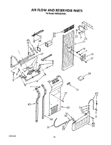 16 - Air Flow And Reservoir parts for Kitchenaid Refrigerator KSSS42DAX01 from AppliancePartsPros.com