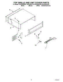 06 - Top Grille And Unit Cover Parts parts for Kitchenaid Refrigerator KSSS36QKW02 from AppliancePartsPros.com