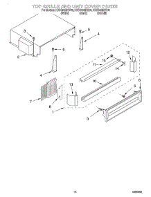 09 - Top Grille And Unit Cover parts for Kitchenaid Refrigerator KSSS48MHW00 from AppliancePartsPros.com