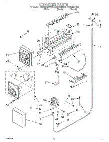 15 - Ice Maker, Optional parts for Kitchenaid Refrigerator KSSS48MHW00 from AppliancePartsPros.com