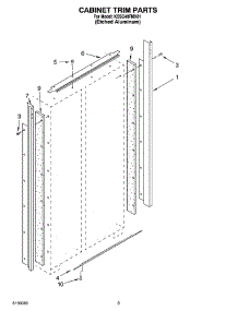 02 - Cabinet Trim Parts parts for Kitchenaid Refrigerator KSSO48FMX01 from AppliancePartsPros.com