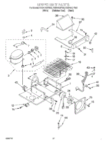 14 - Upper Unit parts for Kitchenaid Refrigerator KSSP42QFB05 from AppliancePartsPros.com