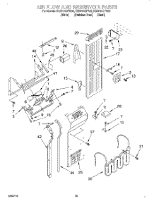16 - Air Flow And Reservoir parts for Kitchenaid Refrigerator KSSP42QFB05 from AppliancePartsPros.com