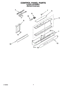 05 - Control Panel Parts parts for Kitchenaid Refrigerator KSSO48FMX01 from AppliancePartsPros.com