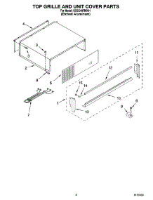 06 - Top Grille And Unit Cover Parts parts for Kitchenaid Refrigerator KSSO48FMX01 from AppliancePartsPros.com