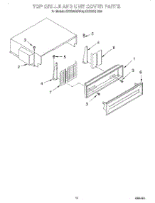 09 - Top Grille And Unit Cover parts for Kitchenaid Refrigerator KSSS36QDW04 from AppliancePartsPros.com
