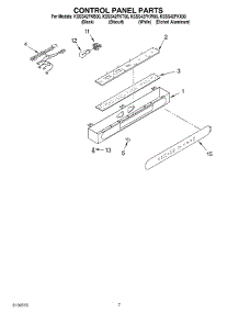 05 - Control Panel parts for Kitchenaid Refrigerator KSSS42FKW00 from AppliancePartsPros.com