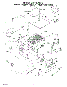13 - Upper Unit parts for Kitchenaid Refrigerator KSSS42QKW00 from AppliancePartsPros.com