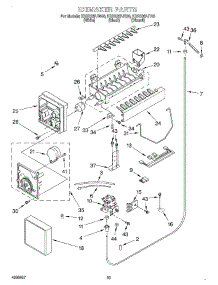 15 - Icemaker parts for Kitchenaid Refrigerator KSSS36FJB00 from AppliancePartsPros.com