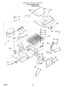 14 - Upper Unit parts for Kitchenaid Refrigerator KSSS48QHX00 from AppliancePartsPros.com