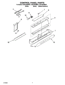 05 - Control Panel Parts parts for Kitchenaid Refrigerator KSSO36QMW01 from AppliancePartsPros.com