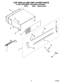 06 - Top Grille And Unit Cover Parts parts for Kitchenaid Refrigerator KSSO36QMW01 from AppliancePartsPros.com