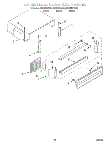09 - Top Grille And Unit Cover parts for Kitchenaid Refrigerator KSSS48FJW00 from AppliancePartsPros.com