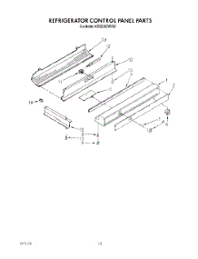 06 - Refrigerator Control Panel parts for Kitchenaid Refrigerator KSSS36DWX00 from AppliancePartsPros.com