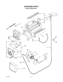 16 - Icemaker, Lit / Optional parts for Kitchenaid Refrigerator KSSS36DWX00 from AppliancePartsPros.com