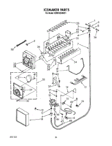 17 - Icemaker, Literature And Optional parts for Kitchenaid Refrigerator KSSS42DAW01 from AppliancePartsPros.com