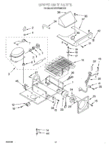 12 - Upper Unit parts for Kitchenaid Refrigerator KSSS42MDX03 from AppliancePartsPros.com