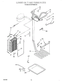 13 - Lower Unit And Tube parts for Kitchenaid Refrigerator KSSS42MDX03 from AppliancePartsPros.com