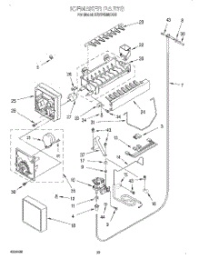 15 - Icemaker, Lit / Optional parts for Kitchenaid Refrigerator KSSS42MDX03 from AppliancePartsPros.com