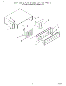 09 - Top Grille And Unit Cover parts for Kitchenaid Refrigerator KSSS48QDX04 from AppliancePartsPros.com