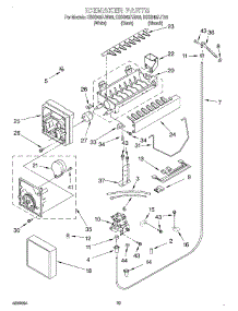 15 - Ice Maker parts for Kitchenaid Refrigerator KSSS48FJB00 from AppliancePartsPros.com