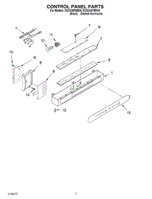 05 - Control Panel Parts parts for Kitchenaid Refrigerator KSSS36FMB00 from AppliancePartsPros.com