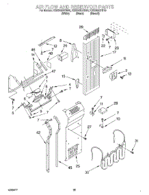 16 - Air Flow And Reservoir parts for Kitchenaid Refrigerator KSSS48QHT00 from AppliancePartsPros.com