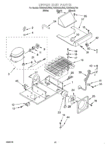 14 - Upper Unit parts for Kitchenaid Refrigerator KSSS42QJB00 from AppliancePartsPros.com