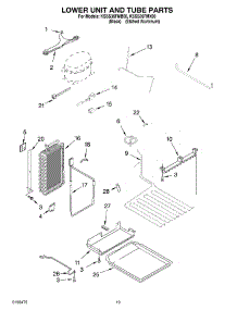 12 - Lower Unit And Tube Parts parts for Kitchenaid Refrigerator KSSS36FMB00 from AppliancePartsPros.com