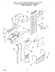 16 - Air Flow And Reservoir parts for Kitchenaid Refrigerator KSSP36QFS05 from AppliancePartsPros.com
