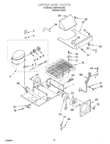 14 - Upper Unit parts for Kitchenaid Refrigerator KSSP42QJS00 from AppliancePartsPros.com