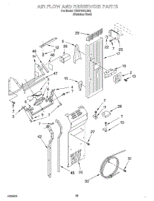16 - Air Flow And Reservoir parts for Kitchenaid Refrigerator KSSP42QJS00 from AppliancePartsPros.com