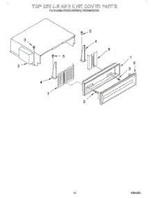 09 - Top Grille And Unit Cover parts for Kitchenaid Refrigerator KSSS42QDW05 from AppliancePartsPros.com