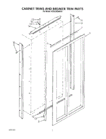 02 - Cabinet Trims And Breaker Trim parts for Kitchenaid Refrigerator KSSS36DAW01 from AppliancePartsPros.com