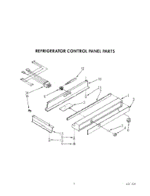 03 - Refrigerator Control Panel parts for Kitchenaid Refrigerator KSSS36DAW01 from AppliancePartsPros.com