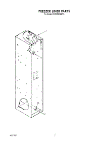 06 - Freezer Liner parts for Kitchenaid Refrigerator KSSS36DAW01 from AppliancePartsPros.com