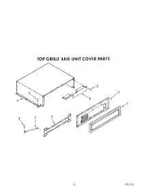 09 - Top Grille And Unit Cover parts for Kitchenaid Refrigerator KSSS36DAW01 from AppliancePartsPros.com