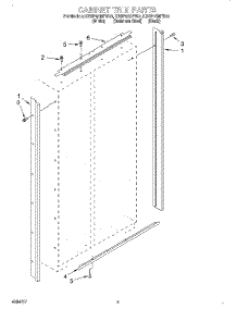 02 - Cabinet Trim parts for Kitchenaid Refrigerator KSSP42MFB05 from AppliancePartsPros.com
