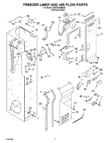 08 - Freezer Liner And Air Flow Parts parts for Kitchenaid Refrigerator KSSP36QMS00 from AppliancePartsPros.com