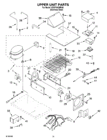 13 - Upper Unit Parts parts for Kitchenaid Refrigerator KSSP36QMS00 from AppliancePartsPros.com
