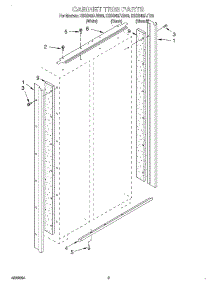 02 - Cabinet Trim parts for Kitchenaid Refrigerator KSSS48FJT00 from AppliancePartsPros.com